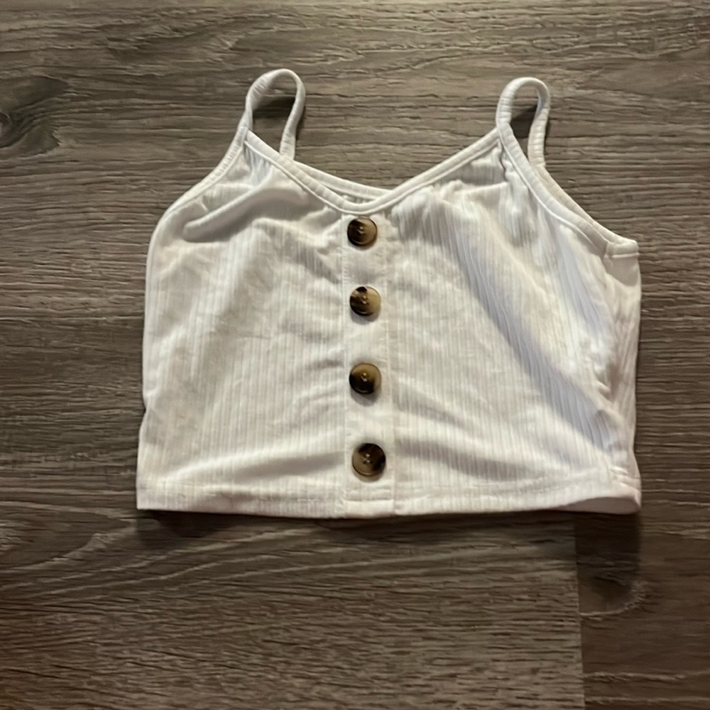 Brand is SHEIN,size is 8/9Y,color is white and brown and tan
